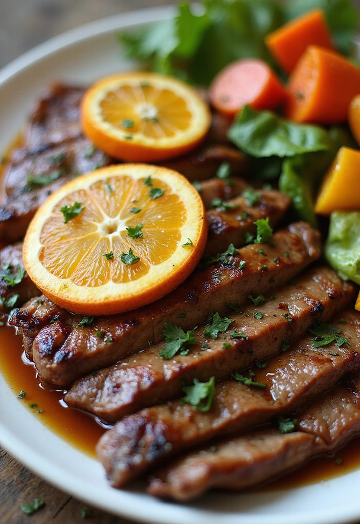 18 Cast Iron Steak Recipes That Deliver That Perfect Sear - 15. Orange Ginger Marinated Steak
