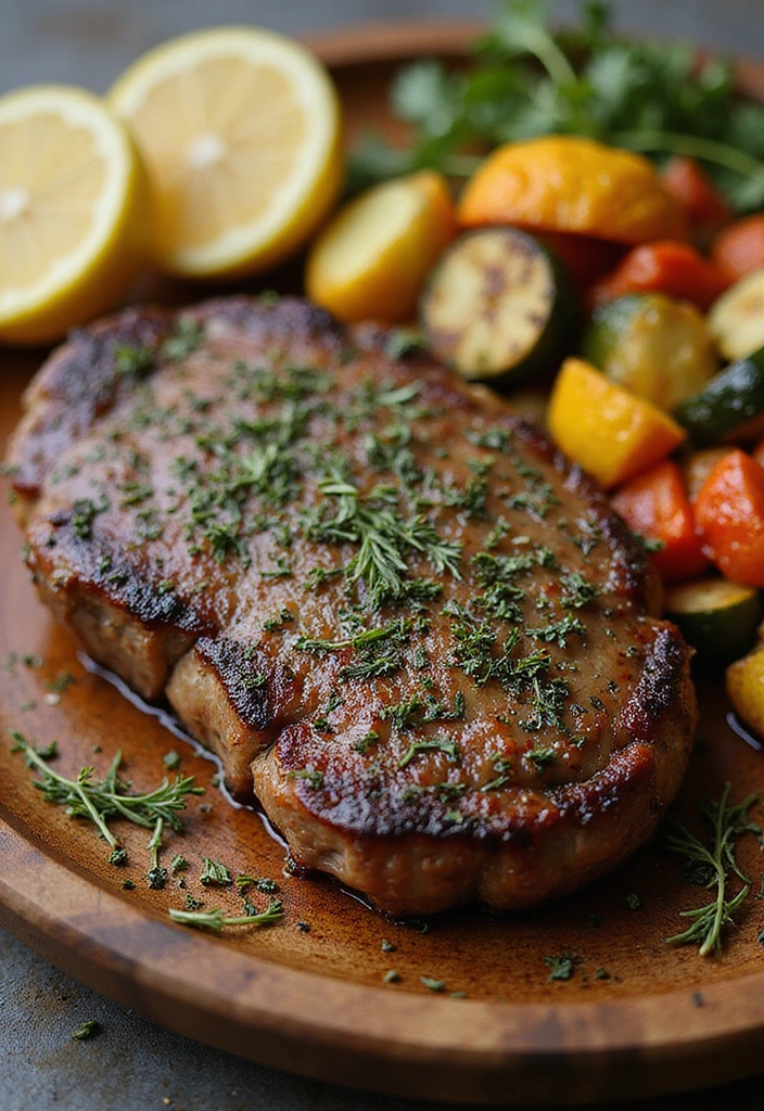 18 Cast Iron Steak Recipes That Deliver That Perfect Sear - 5. Mediterranean Herb Crusted New York Strip