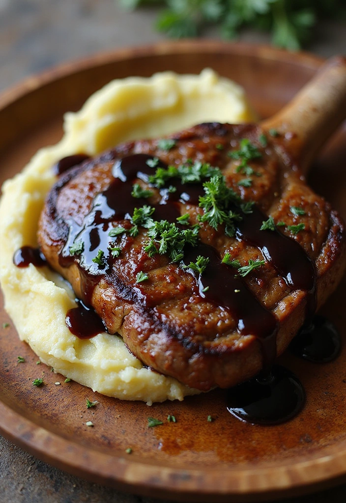 18 Cast Iron Steak Recipes That Deliver That Perfect Sear - 8. Balsamic Glazed Porterhouse