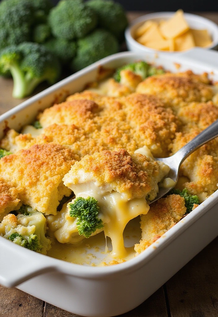 21 Chicken Casserole Recipes That Win the Comfort Game 2 16 Chicken Casserole Recipes That Win the Comfort Game - 1. Cheesy Chicken and Broccoli Casserole