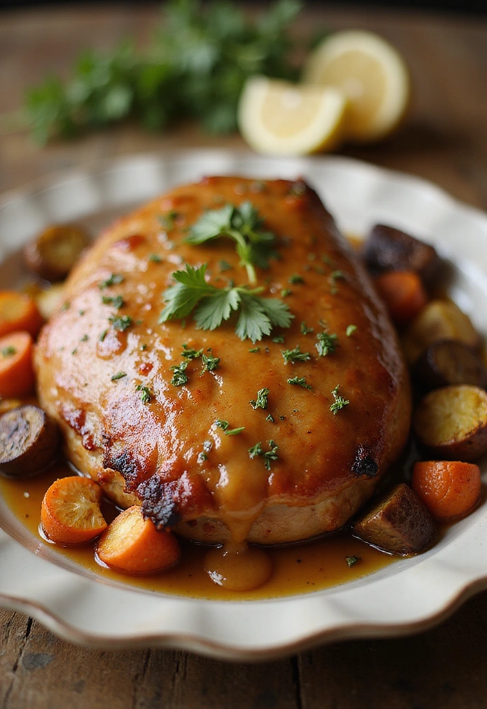 21 Juicy Pork Roast Recipes That Wow Every Single Time 2 16 Juicy Pork Roast Recipes That Wow Every Single Time - 1. Honey Garlic Pork Roast