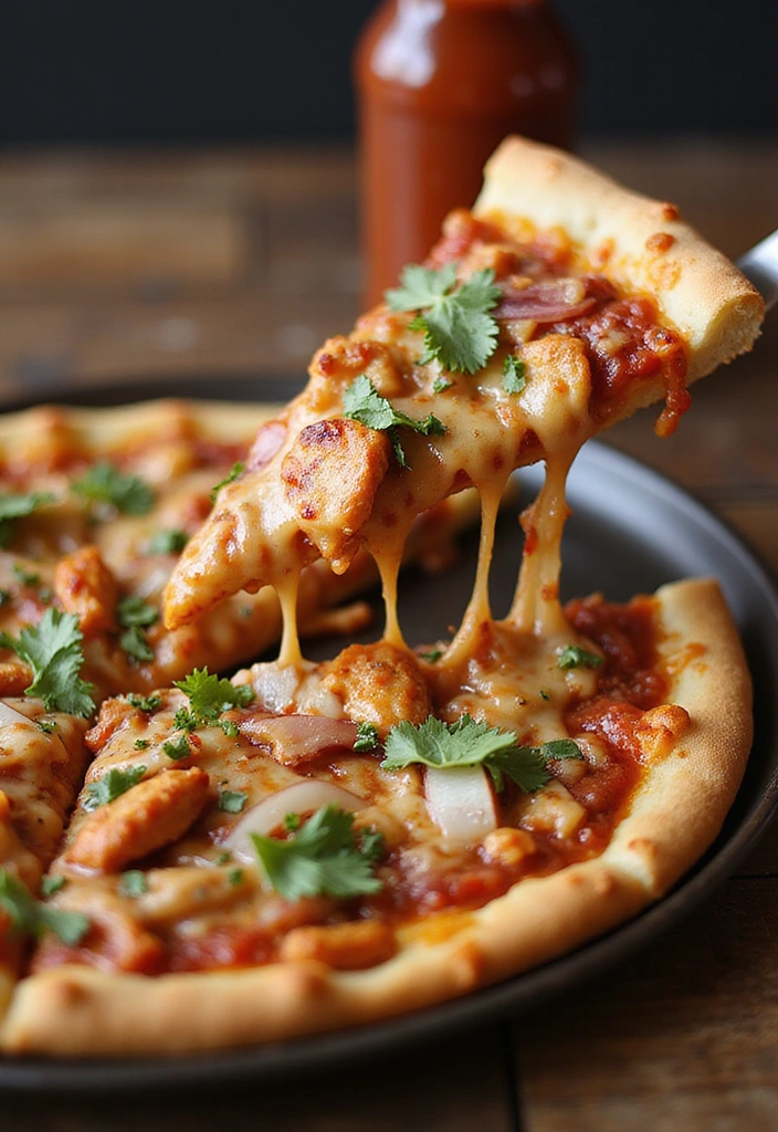 20 BBQ Chicken Pizza Recipes That Bring the Smoke Indoors 2 20 BBQ Chicken Pizza Recipes That Bring the Smoke Indoors - 1. Classic BBQ Chicken Pizza