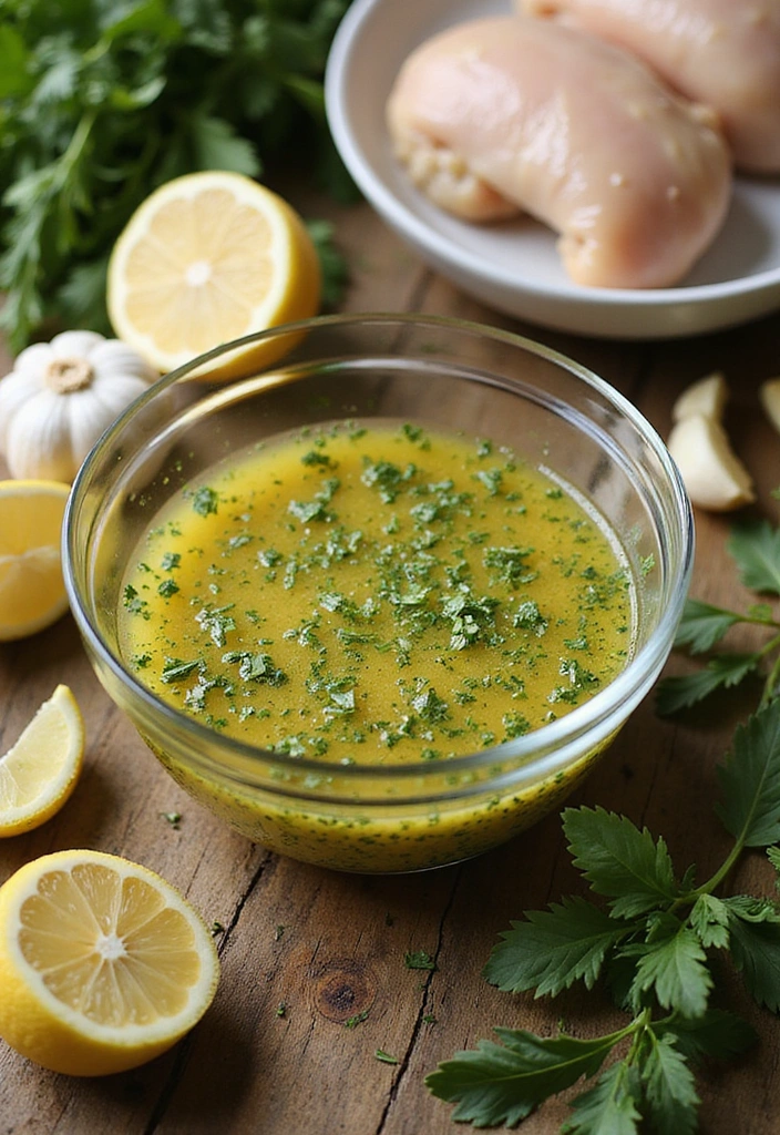 22 Chicken Marinades That Are Bold, Zesty, and Unforgettable 2 20 Chicken Marinades That Are Bold, Zesty, and Unforgettable - 1. Lemon-Herb Mediterranean Marinade
