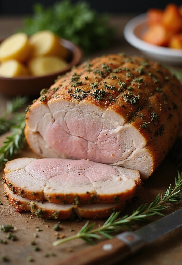 22 Juicy Pork Roast Recipes That Wow Every Single Time 2 22 Juicy Pork Roast Recipes That Wow Every Single Time - 1. Herb-Crusted Pork Roast