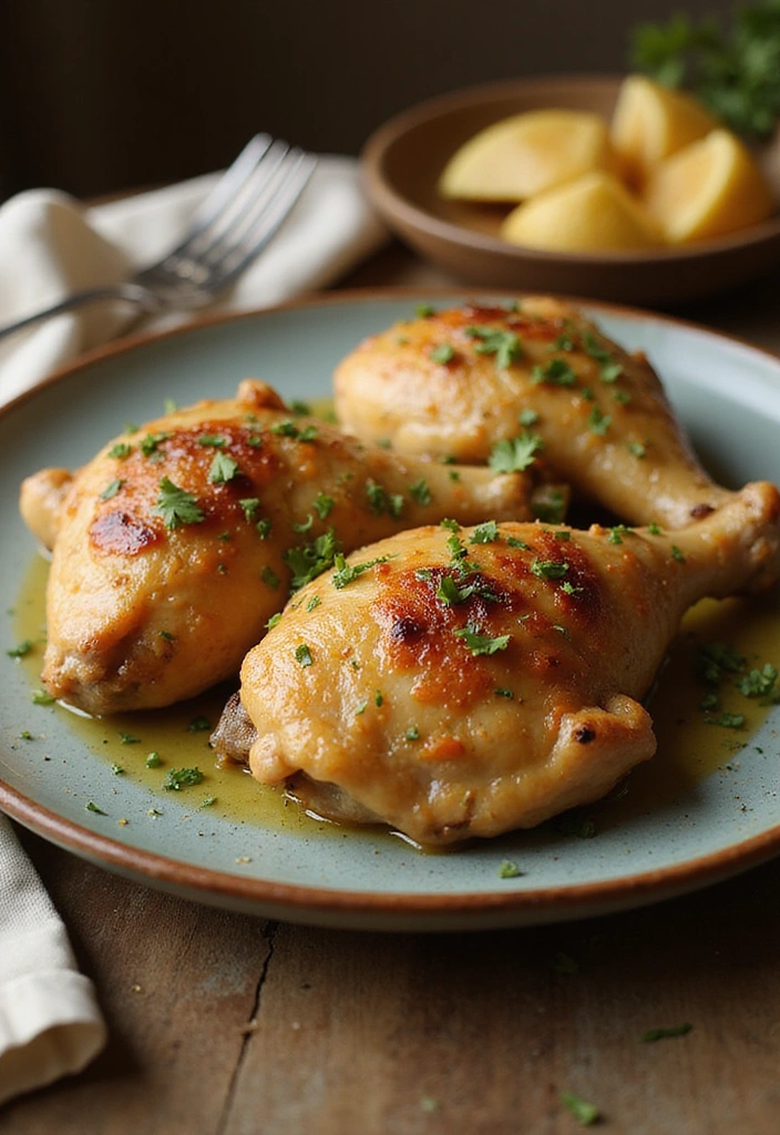 28 Buttery Chicken Drumstick Dinners That Will Make You Feel Right at Home! 2 28 Buttery Chicken Drumstick Dinners That Will Make You Feel Right at Home! - 1. Classic Buttery Garlic Chicken Drumsticks